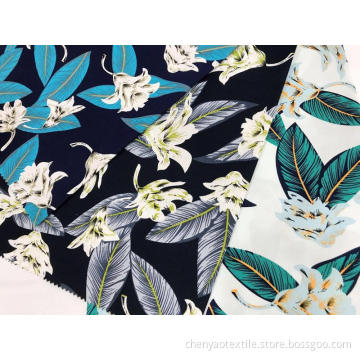 Cotton Stretch Printing Fabric For Shirt And Dress